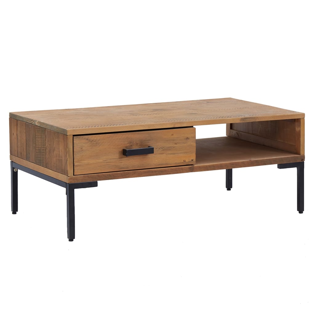 Coffee Table 90X50X35 Cm Solid Pinewood