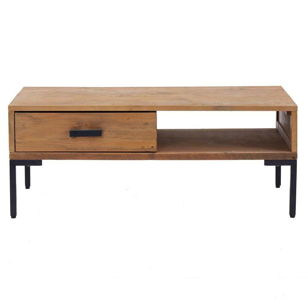 Coffee Table 90X50X35 Cm Solid Pinewood