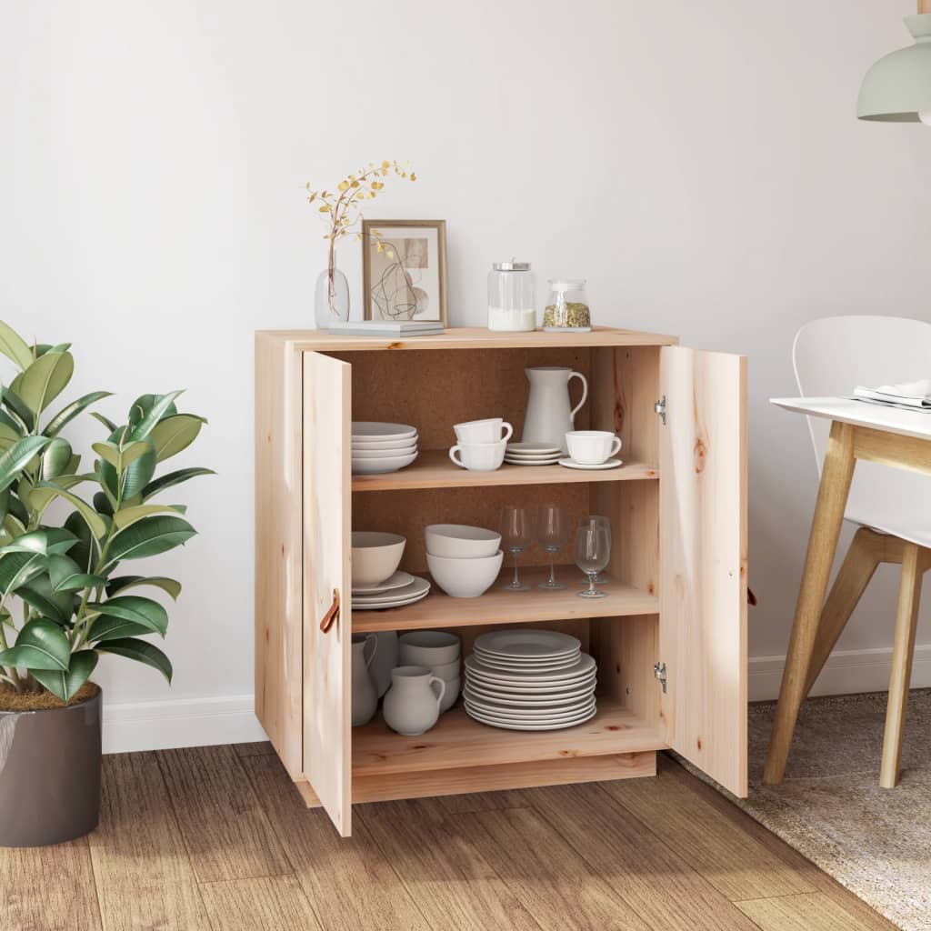 Sideboard 65.5X40X75 Cm Solid Wood Pine