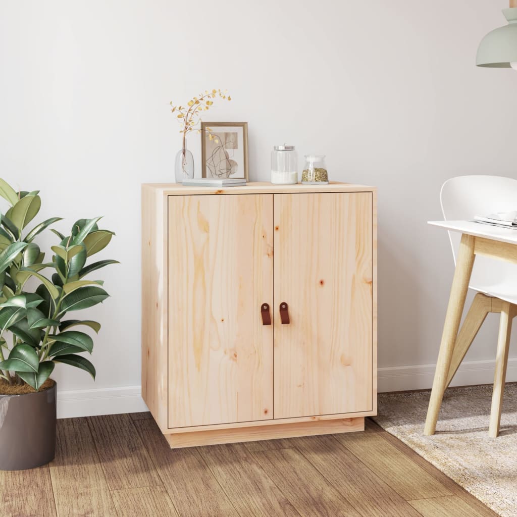 Sideboard 65.5X40X75 Cm Solid Wood Pine