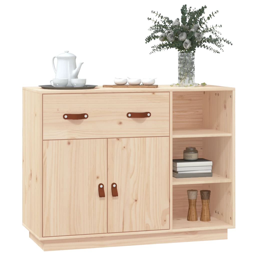 Sideboard 98.5X40X75 Cm Solid Wood Pine