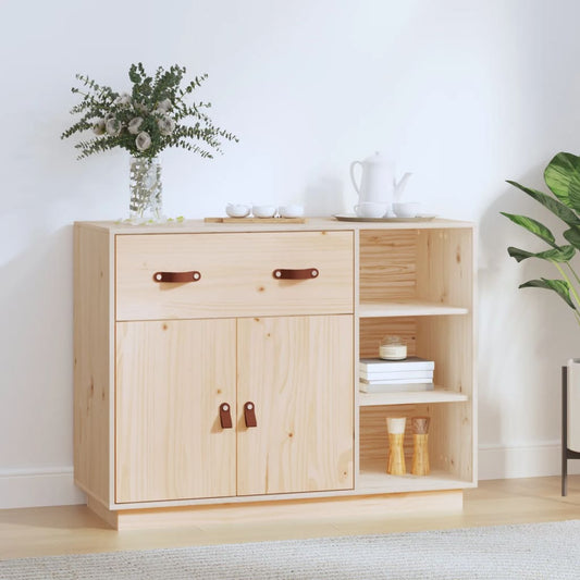 Sideboard 98.5X40X75 Cm Solid Wood Pine