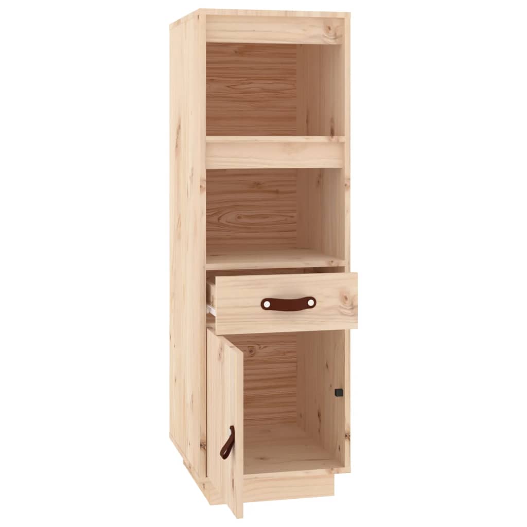 Highboard 34X40X08.5 Cm Solid Wood Pine