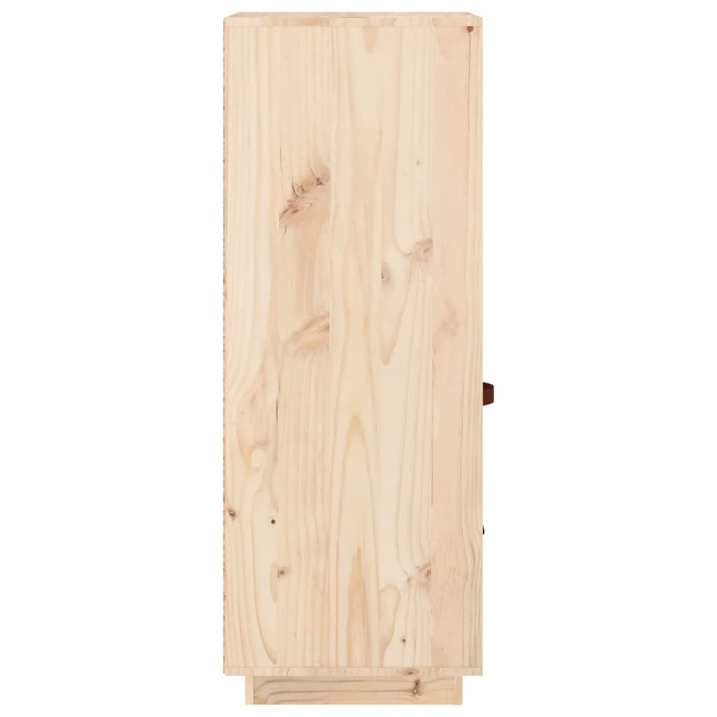 Highboard 34X40X08.5 Cm Solid Wood Pine