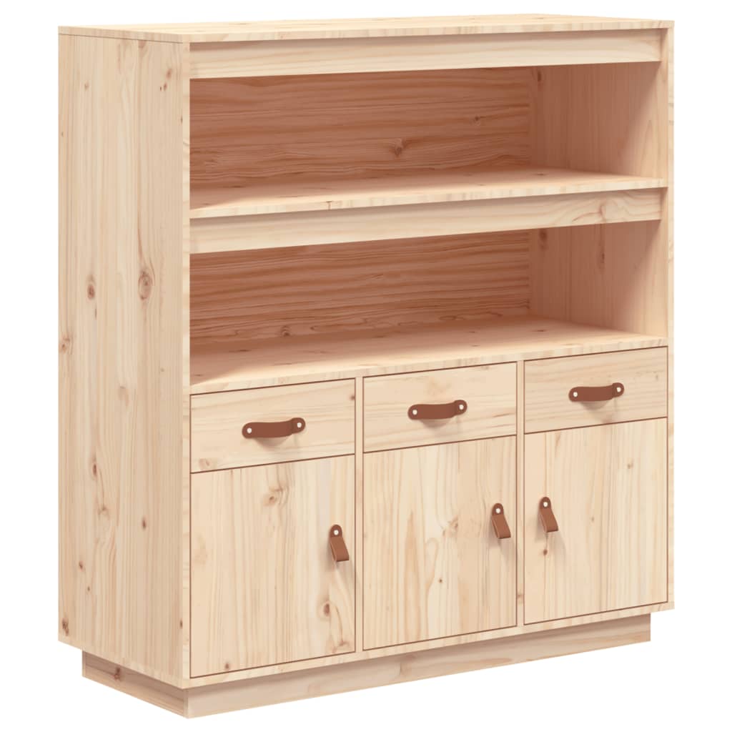 Highboard 00X40X08.5 Cm Solid Wood Pine