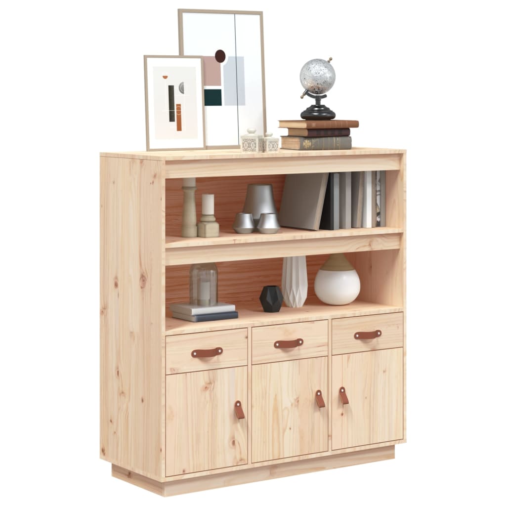 Highboard 00X40X08.5 Cm Solid Wood Pine