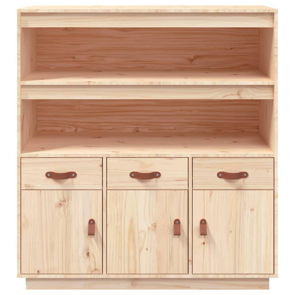 Highboard 00X40X08.5 Cm Solid Wood Pine