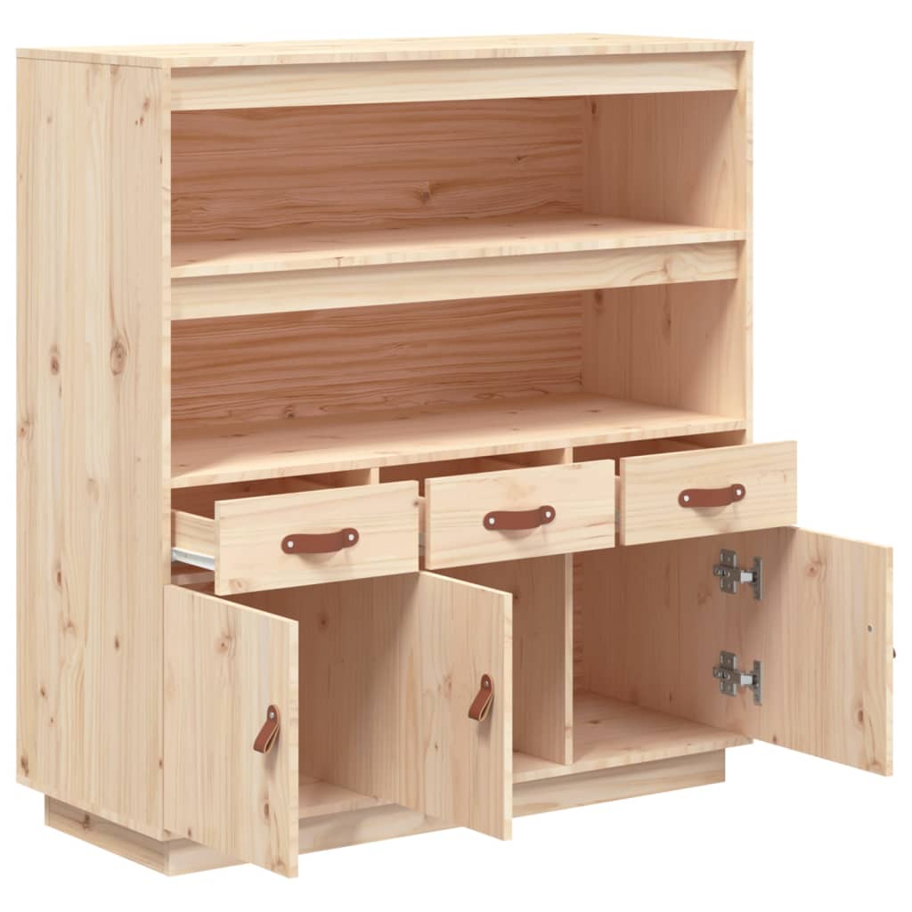 Highboard 00X40X08.5 Cm Solid Wood Pine