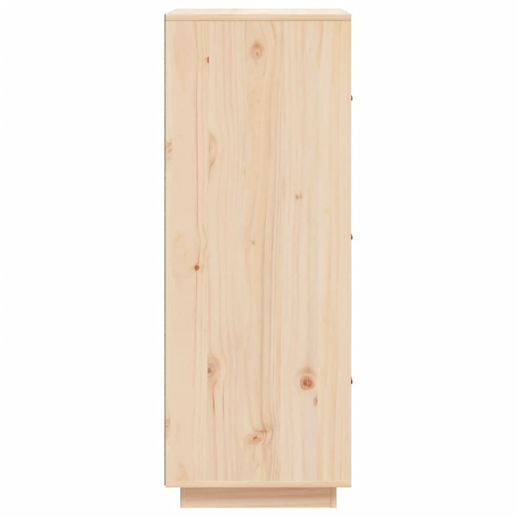 Highboard 34X40X08.5 Cm Solid Wood Pine