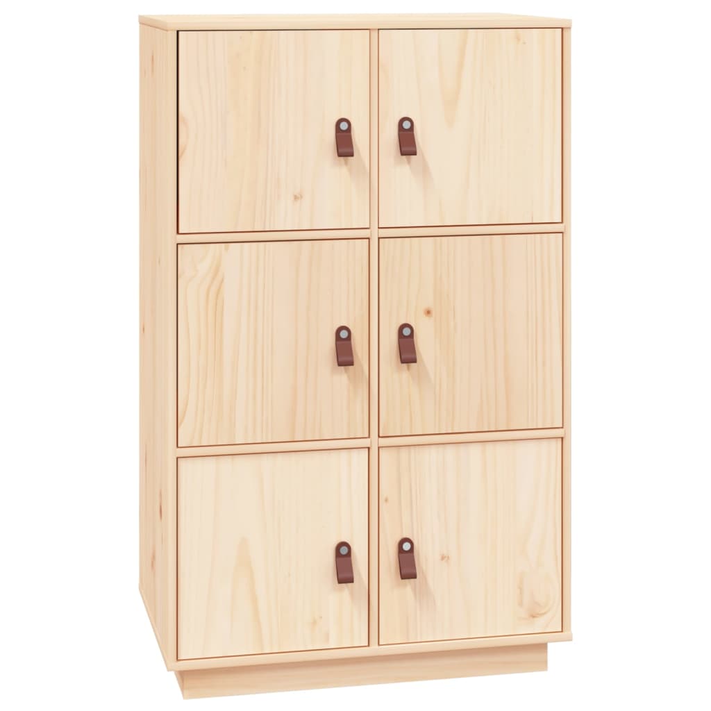 Highboard 67X40X08.5 Cm Solid Wood Pine