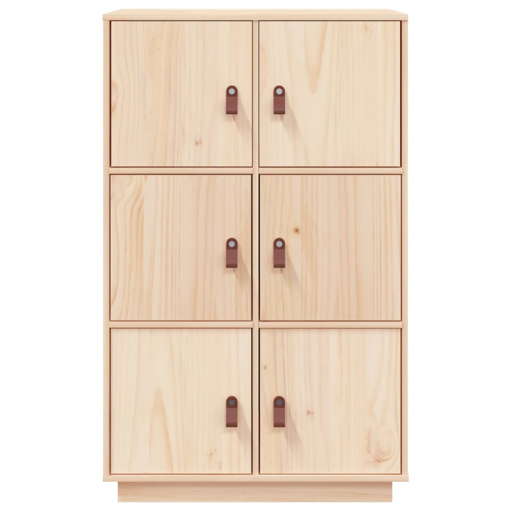 Highboard 67X40X08.5 Cm Solid Wood Pine