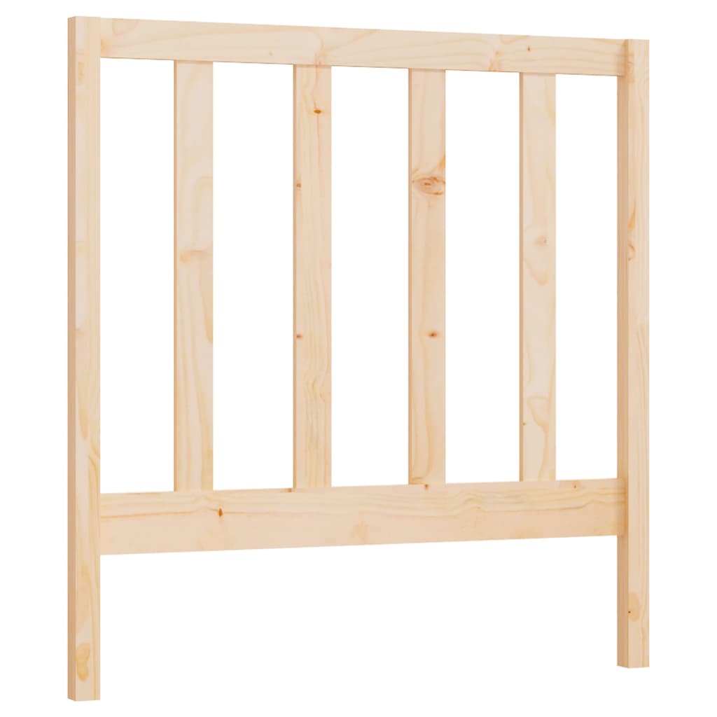 Bed Headboard 95x4x100 cm Solid Wood Pine