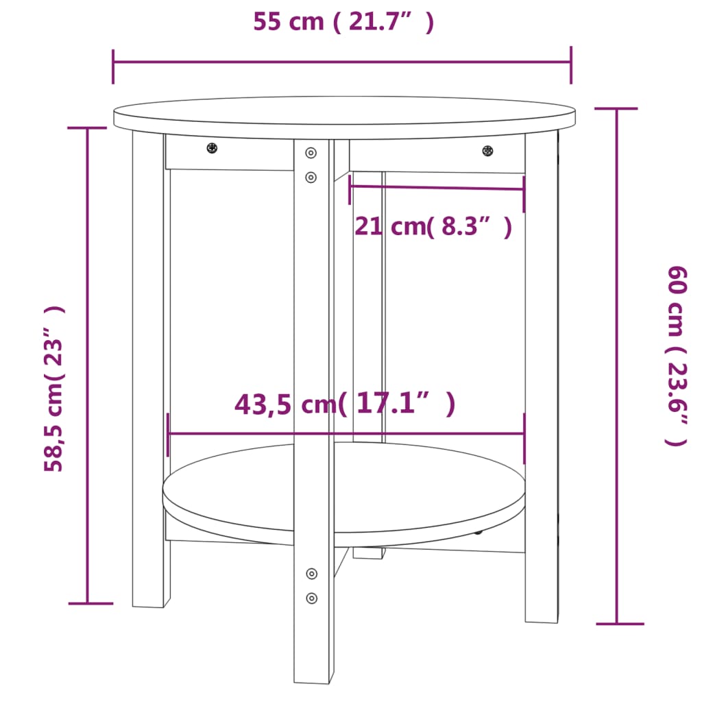 Coffee Table Solid Wood Pine