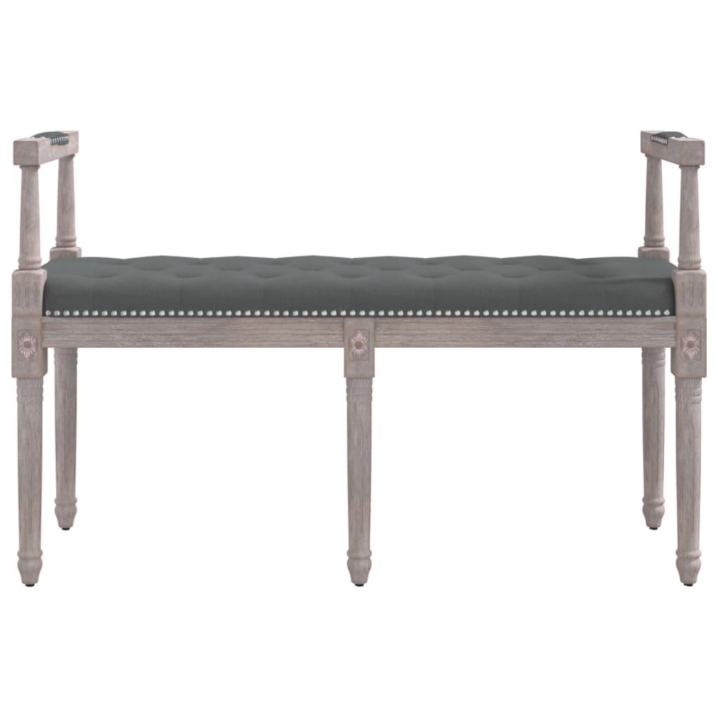 Bench Dark 110X40X70 Cm Fabric