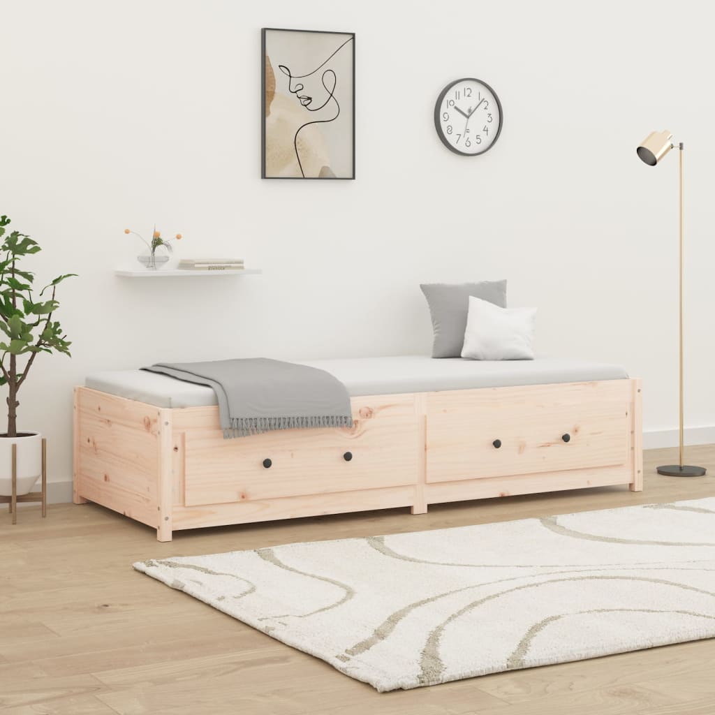 Day Bed without Mattress 90x190 cm Solid Wood Pine