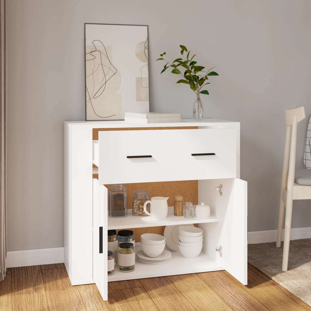 Sideboard 80X33X70 Cm Engineered Wood