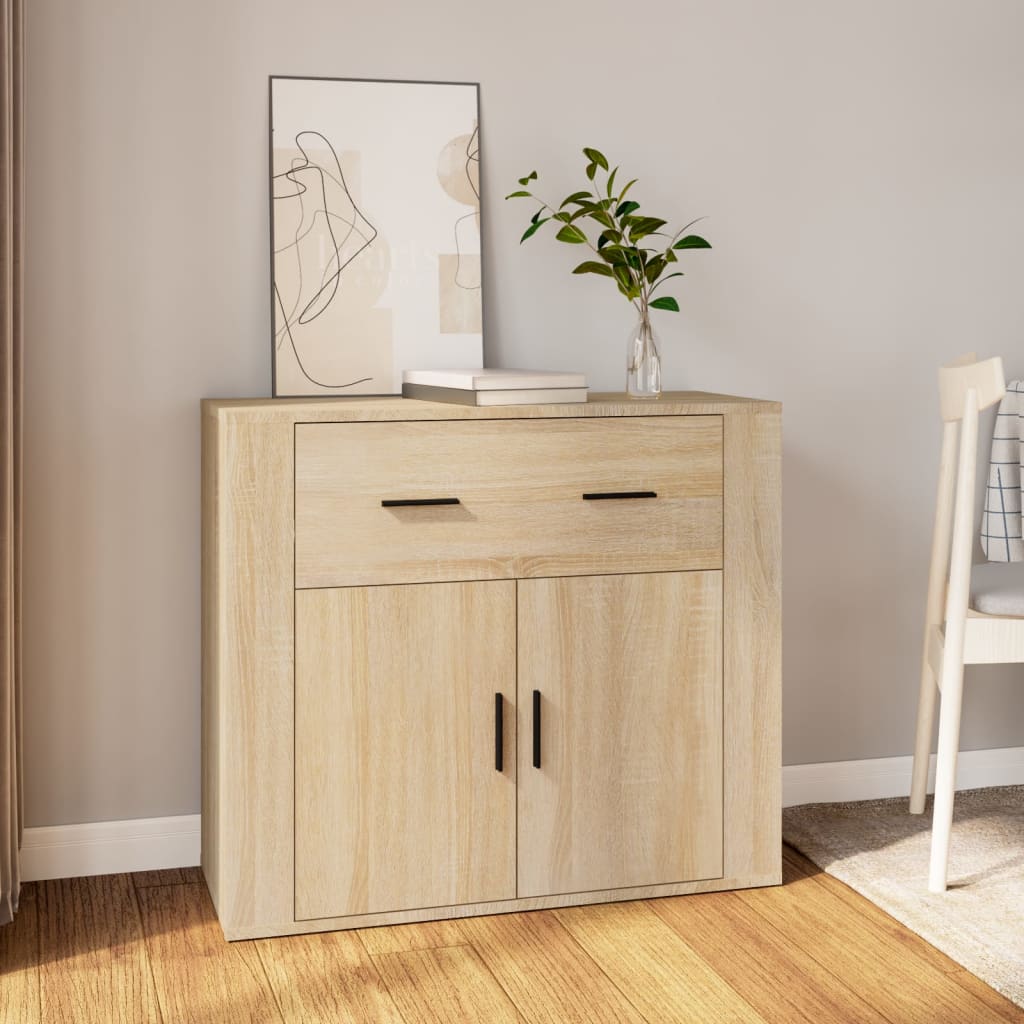 Sideboard 80X33X70 Cm Engineered Wood