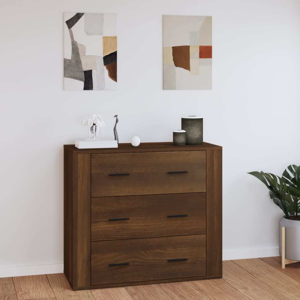 Sideboard 80X33X70 Cm Engineered Wood