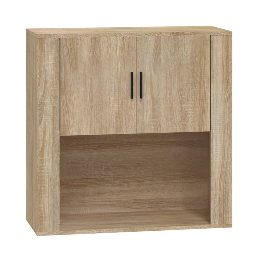 Wall Cabinet Sonoma Oak 80X33X80 Cm Engineered Wood