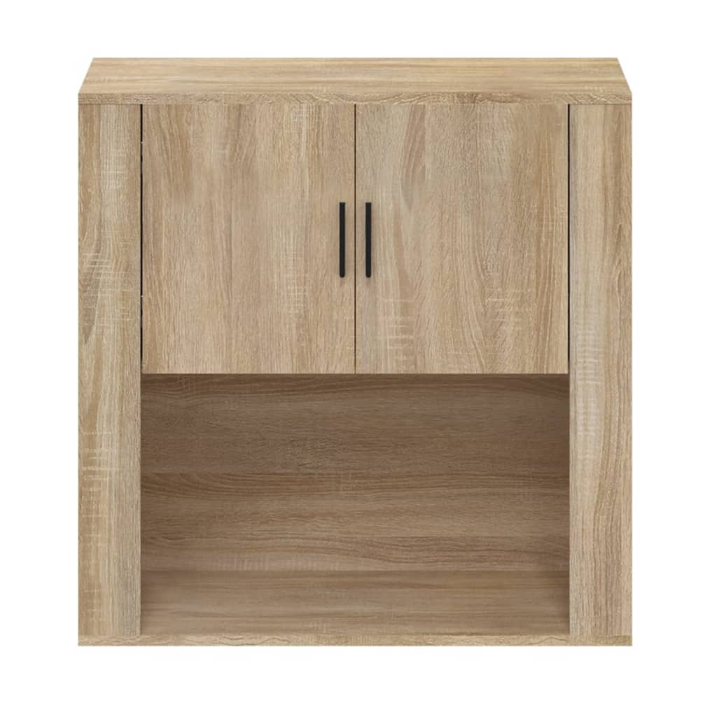 Wall Cabinet Sonoma Oak 80X33X80 Cm Engineered Wood