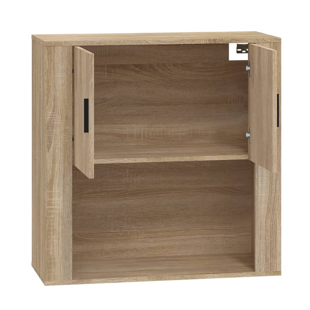 Wall Cabinet Sonoma Oak 80X33X80 Cm Engineered Wood