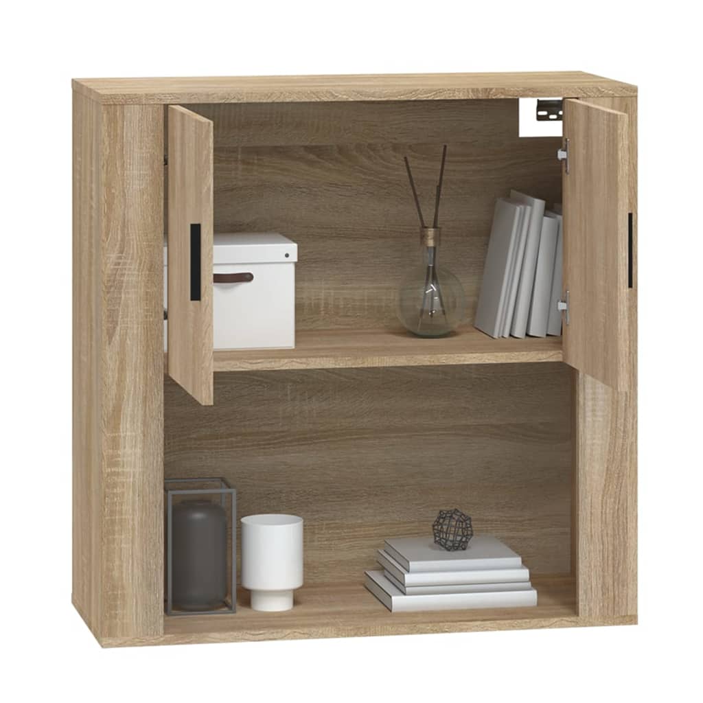 Wall Cabinet Sonoma Oak 80X33X80 Cm Engineered Wood