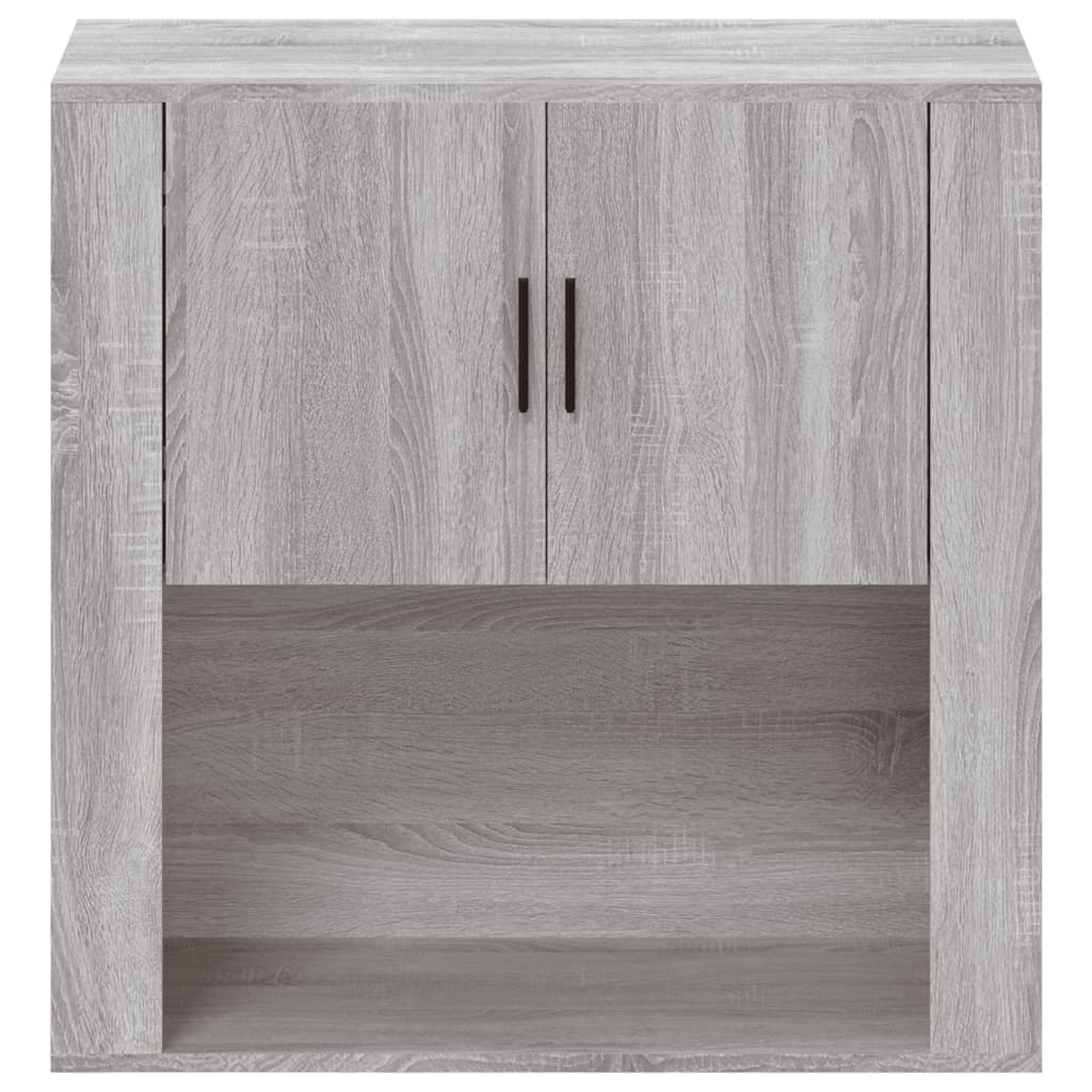 Wall Cabinet Grey Sonoma 80x33x80 cm Engineered Wood