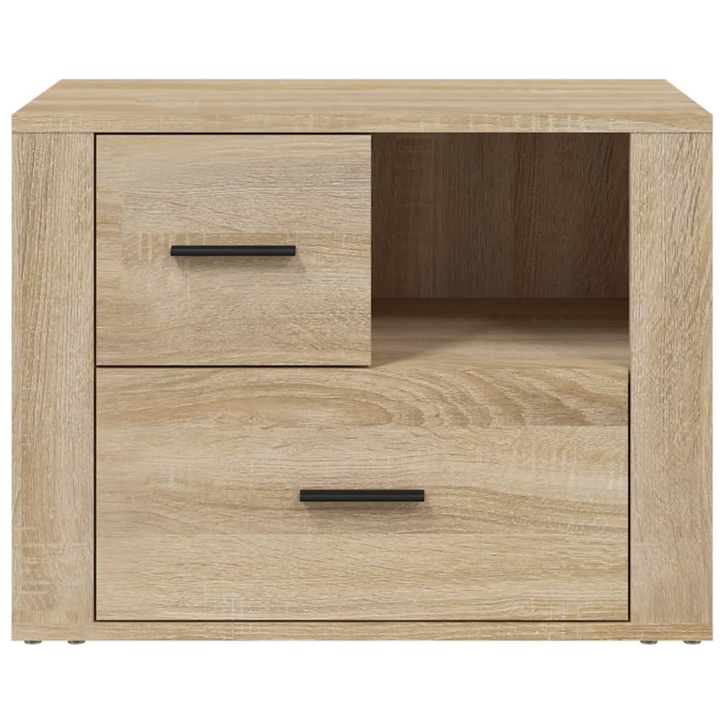 Bedside Cabinet Sonoma Oak 60x36x45 cm Engineered Wood