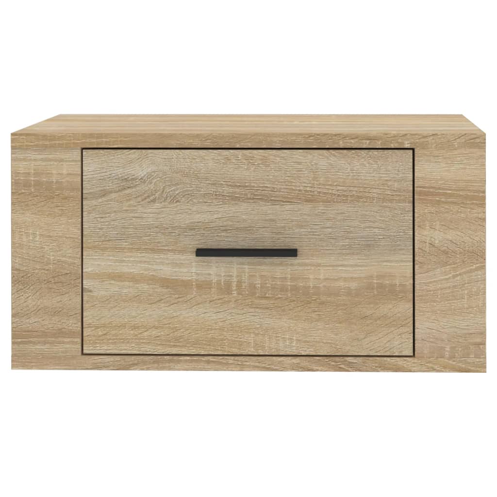 Wall-mounted Bedside Cabinet Sonoma Oak 50x36x25 cm