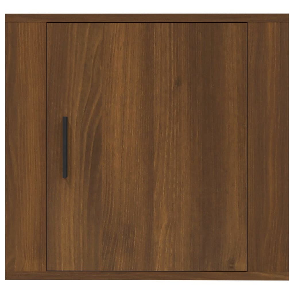 Wall-mounted Bedside Cabinet Brown Oak 50x30x47 cm