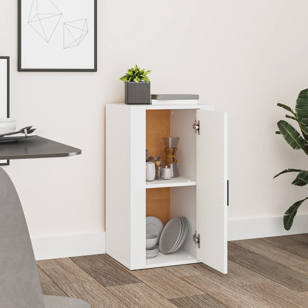 Sideboard White 40x33x70 cm Engineered Wood