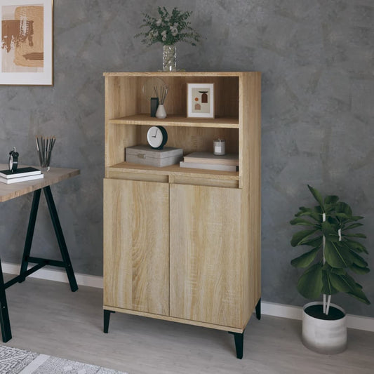 Highboard Sonoma Oak 60x36x110 cm Engineered Wood