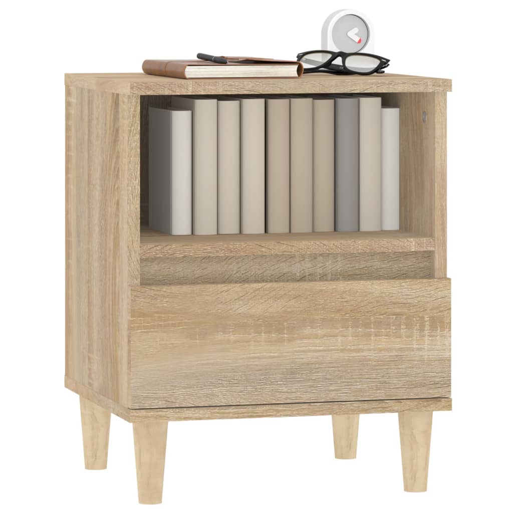 Bedside Cabinet Sonoma Oak 40x35x50 cm