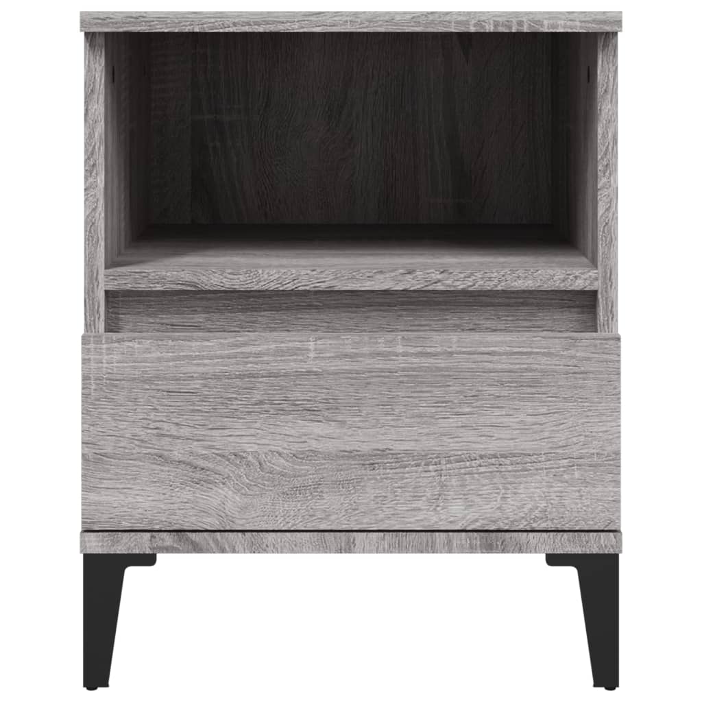 Bedside Cabinet Grey Sonoma 40x35x50 cm