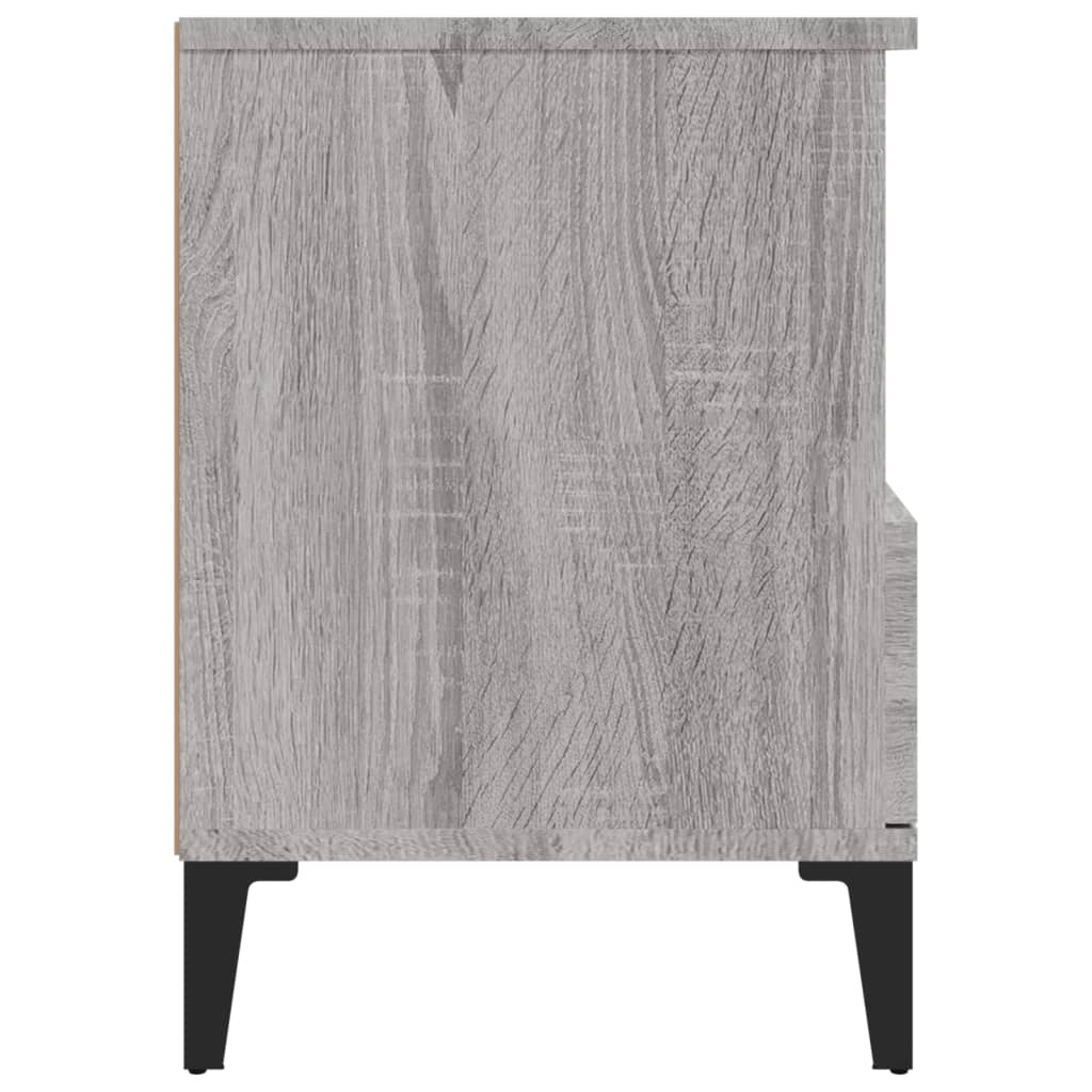 Bedside Cabinet Grey Sonoma 40x35x50 cm