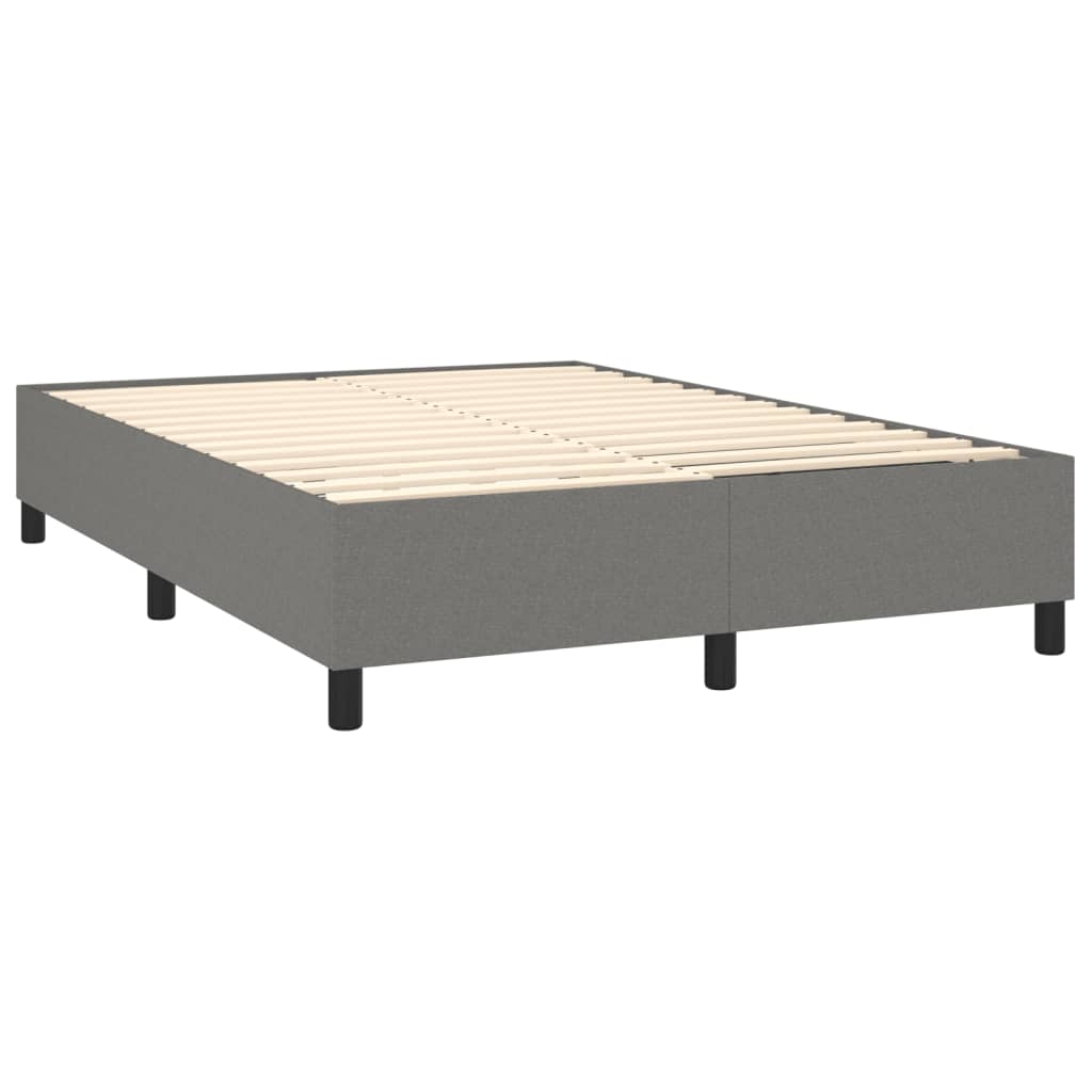 Box Spring Bed Frame 153X203 Cm Fabric