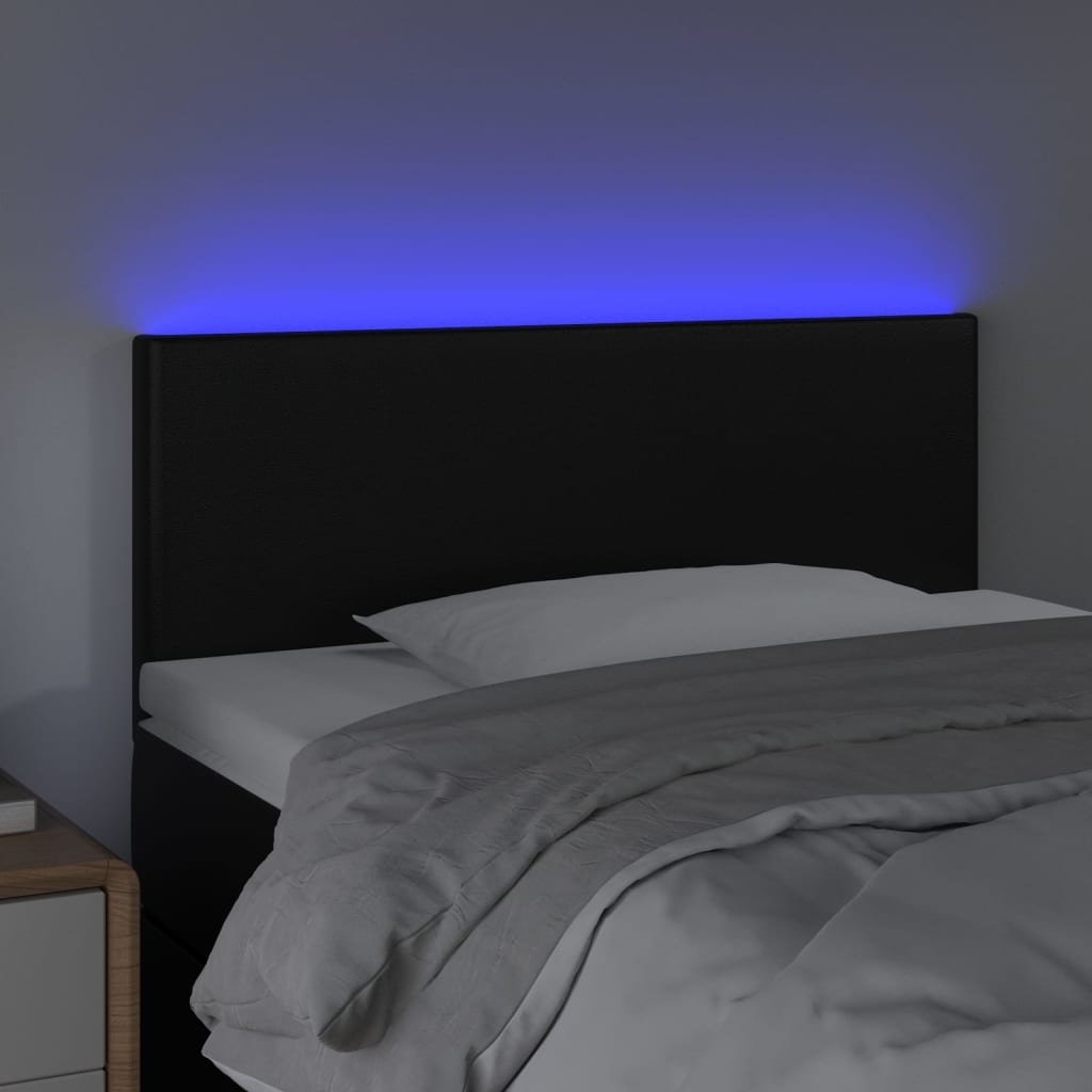 Led Headboard Faux Leather