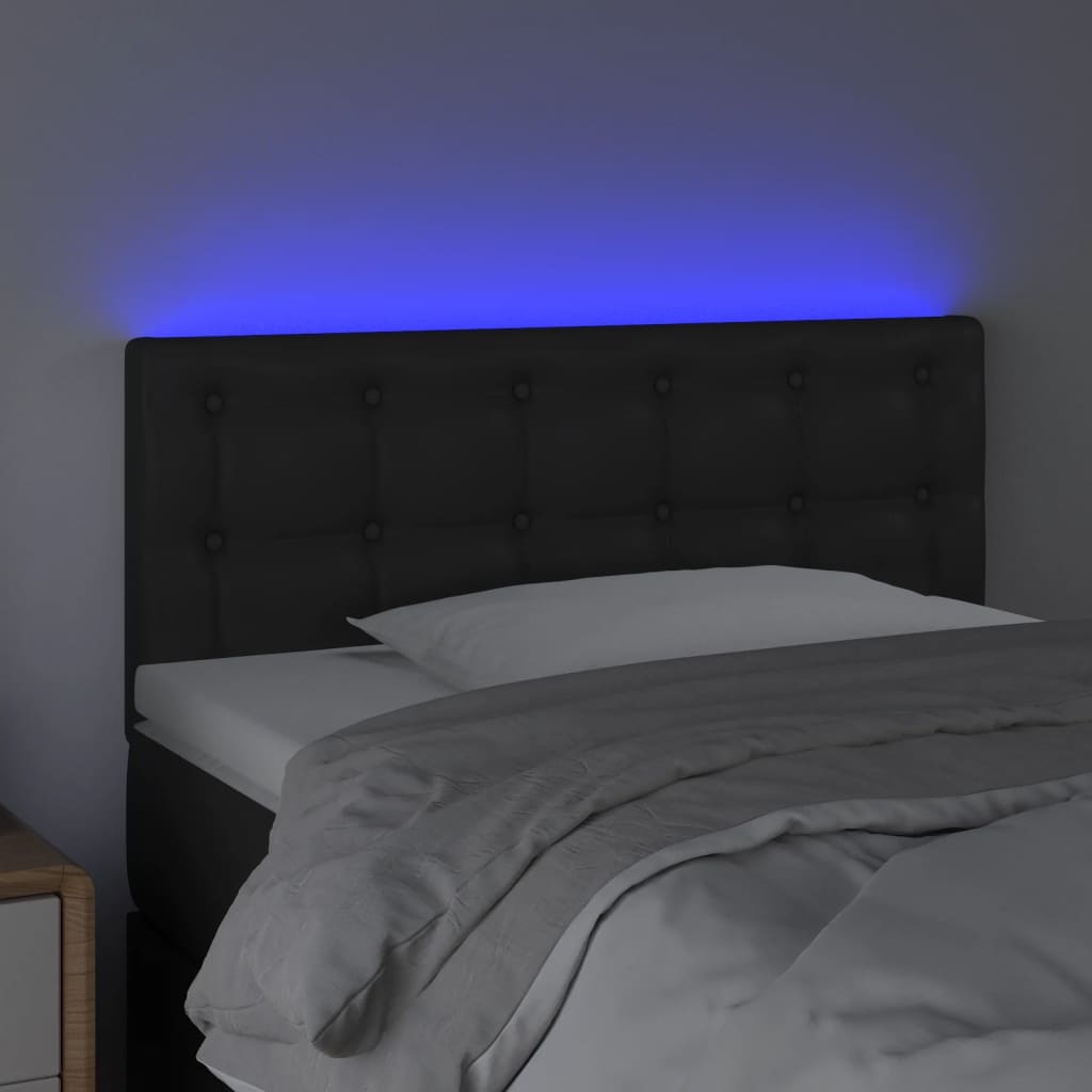 Led Headboard Faux Leather