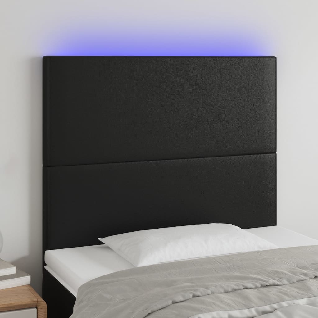 Led Headboard Faux Leather