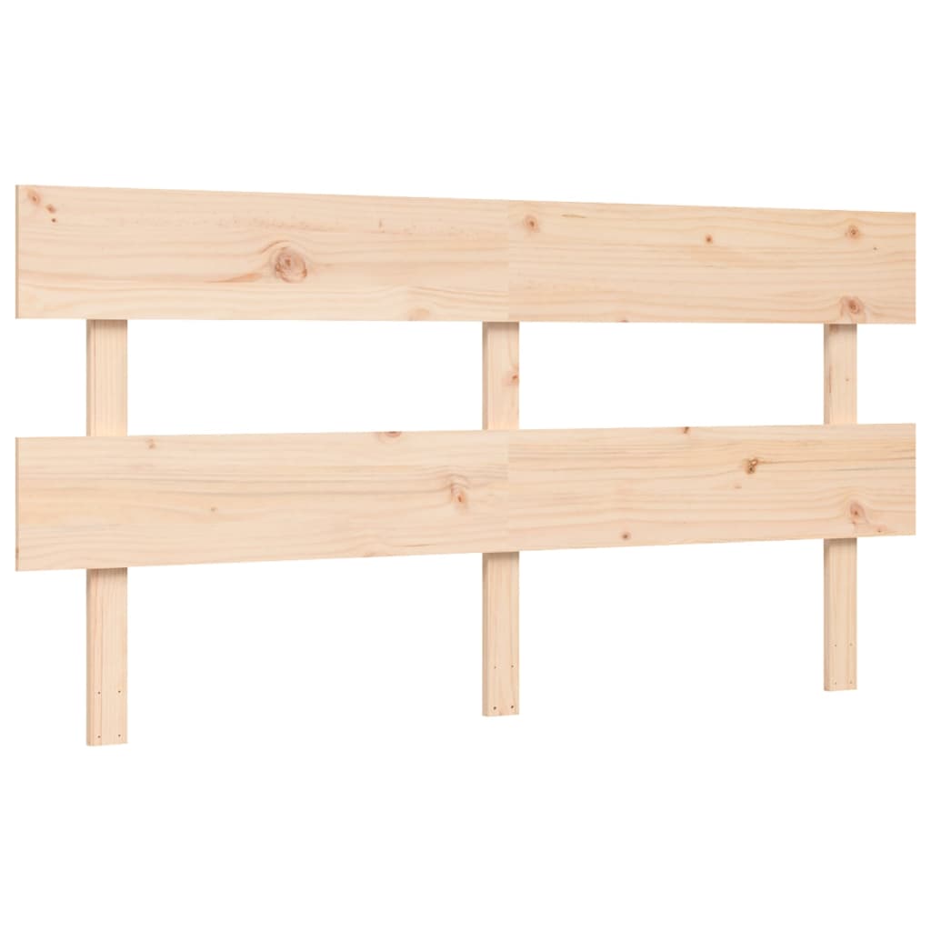 Bed Frame without Mattress 150x200 cm Solid Wood