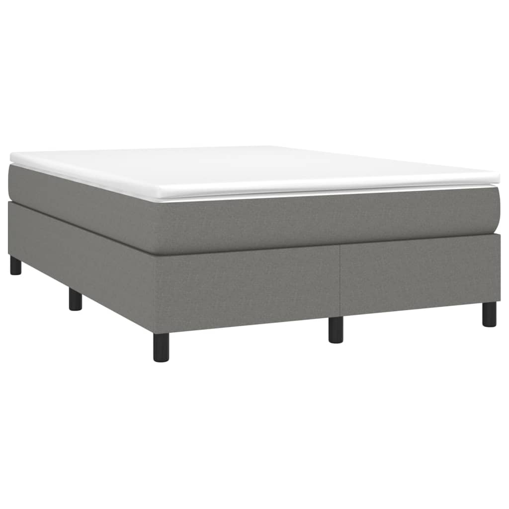 Box Spring Bed With Mattress 153X203 Cm Fabric