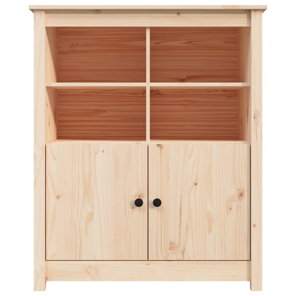 Sideboard 83X4.5X00 Cm Solid Wood Pine