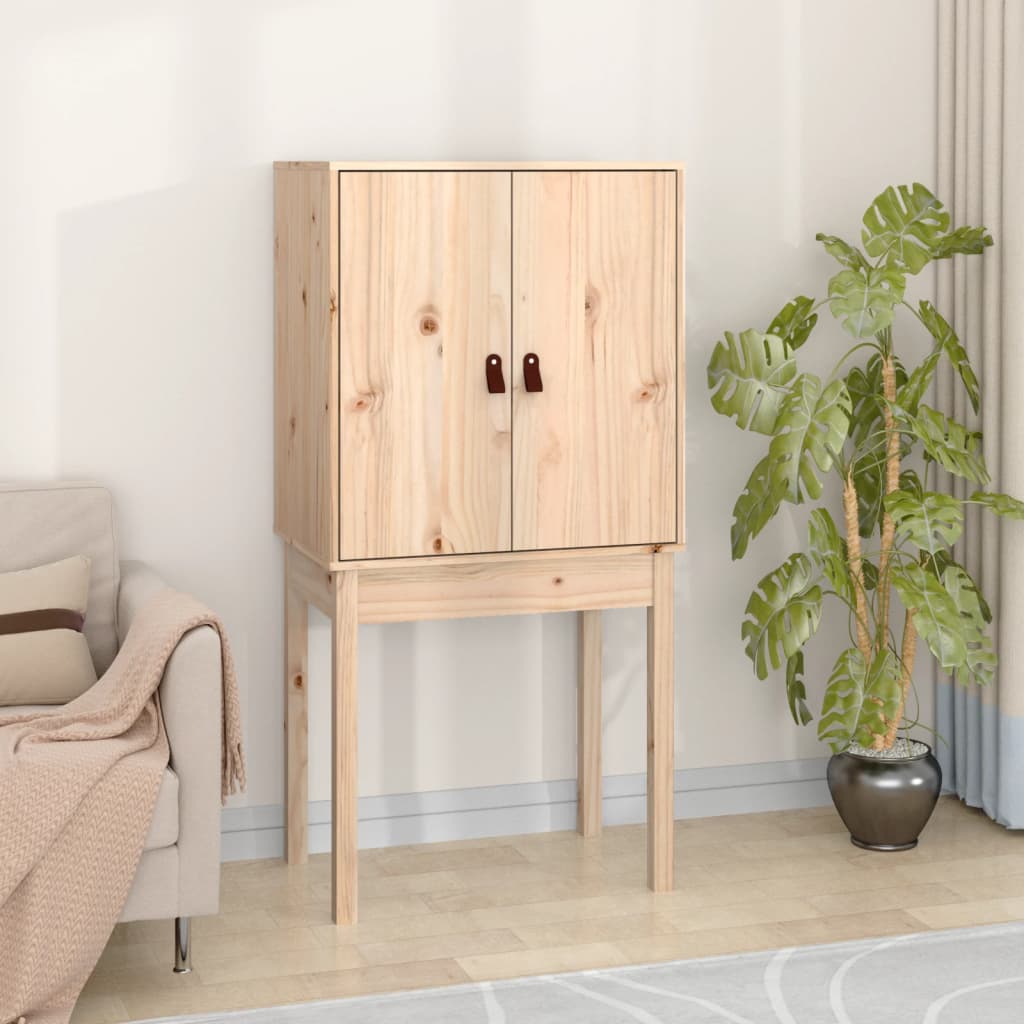 Highboard 60X40X20 Cm Solid Wood Pine