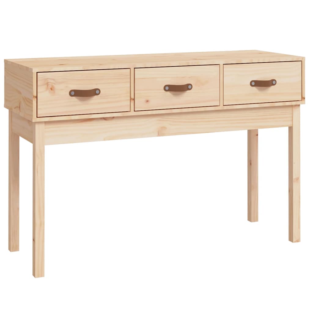 Console Table 114x40x75 cm Solid Wood Pine