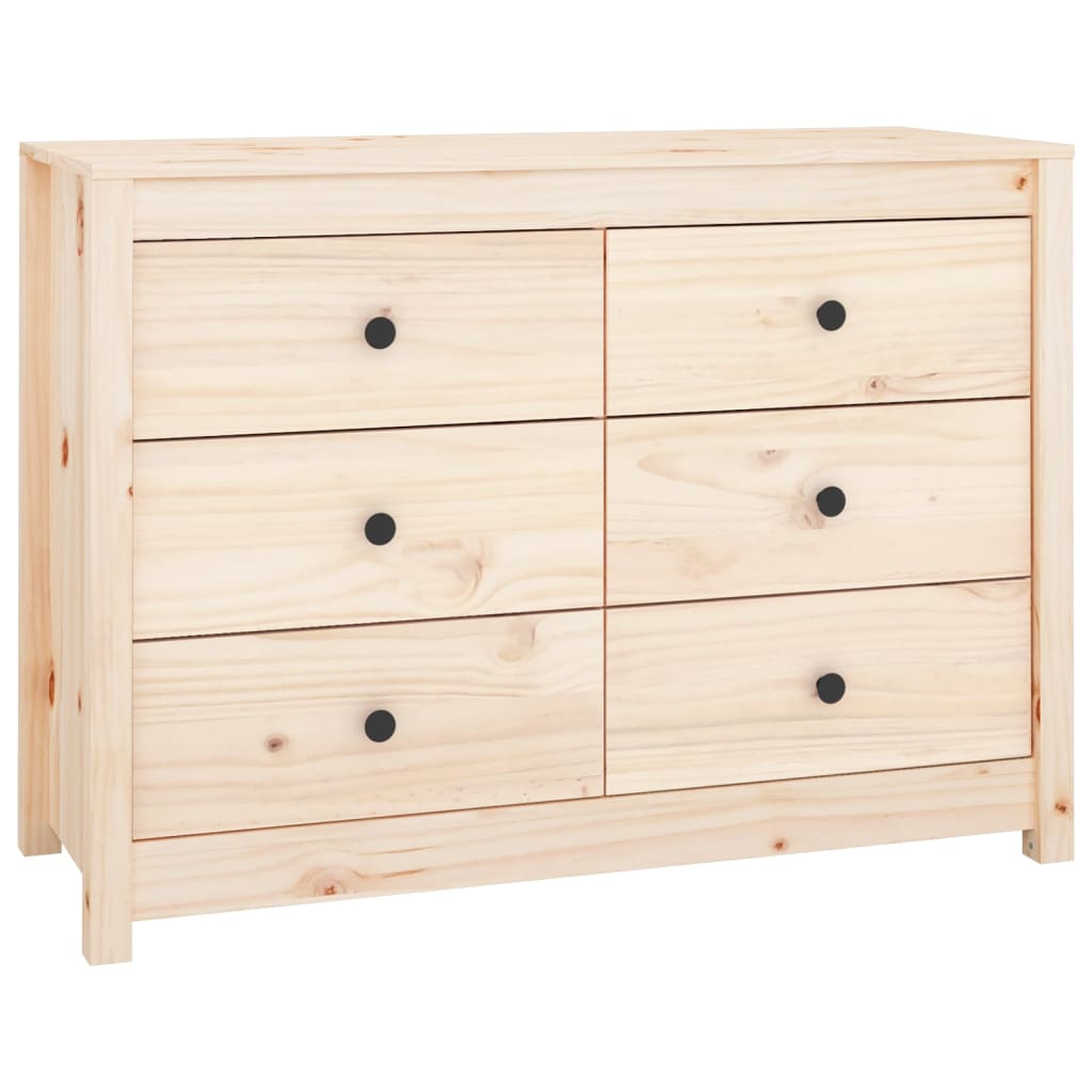 Side Cabinet Solid Wood Pine