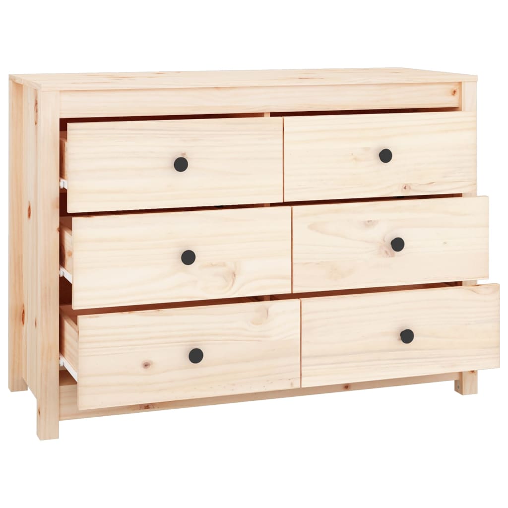 Side Cabinet Solid Wood Pine