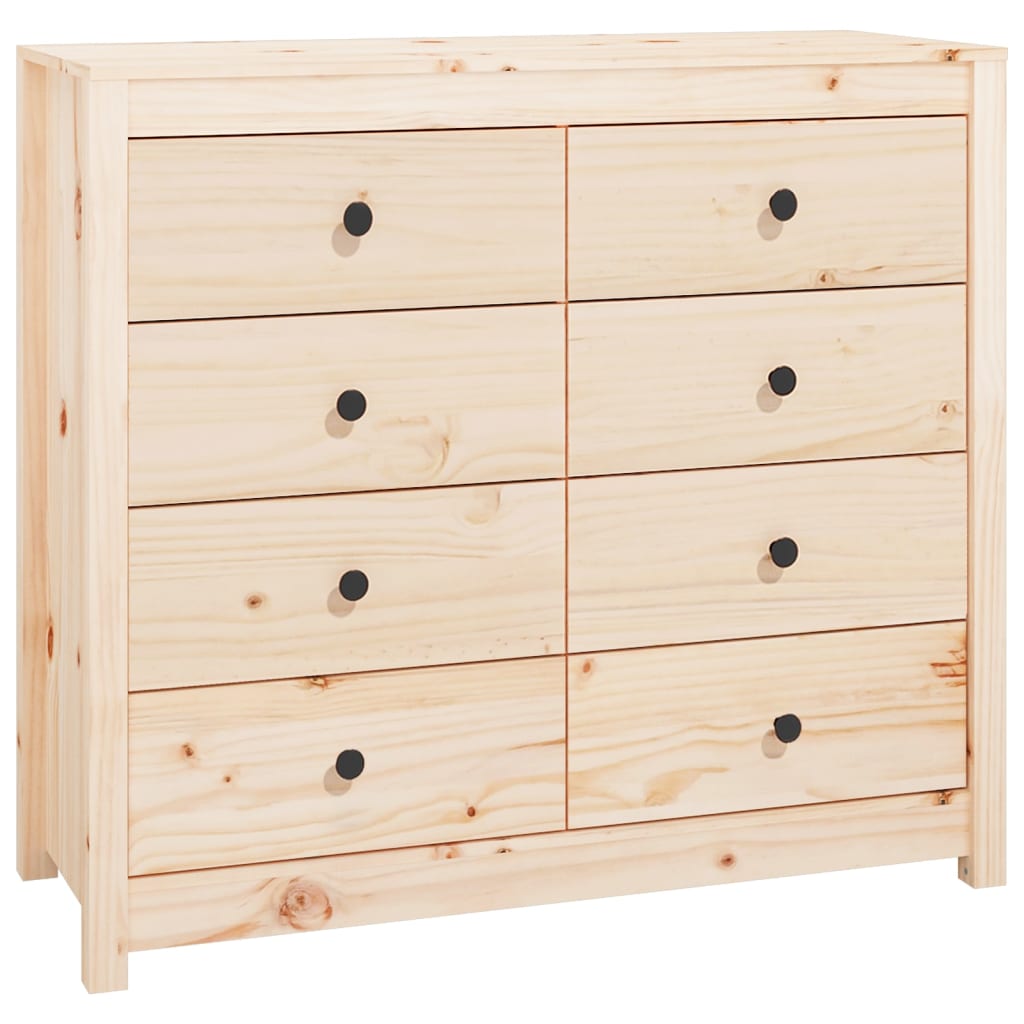 Side Cabinet 100x40x90 cm Solid Wood Pine