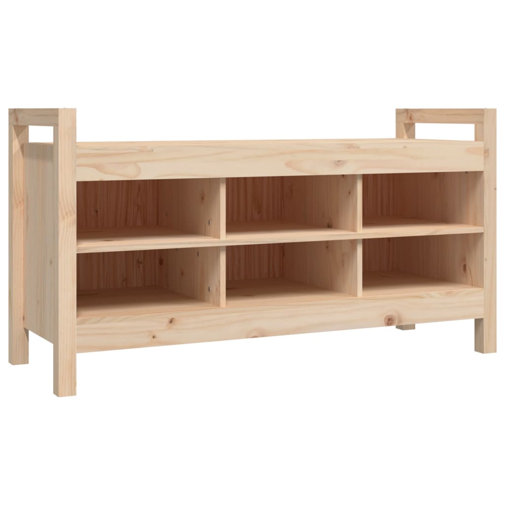 Hall Bench Solid Wood Pine