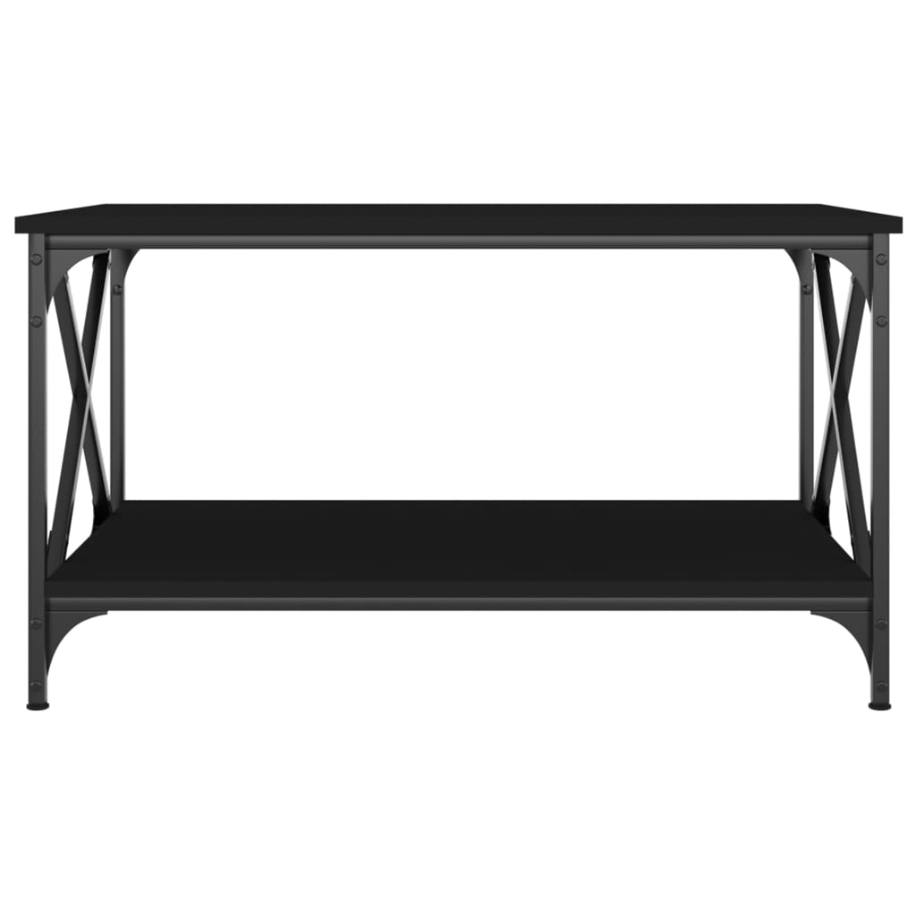 Coffee Table Engineered Wood And Iron