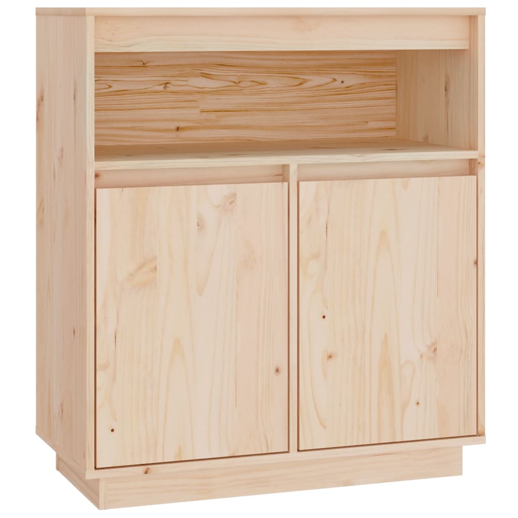 Sideboard 70X34X80 Cm Solid Wood Pine